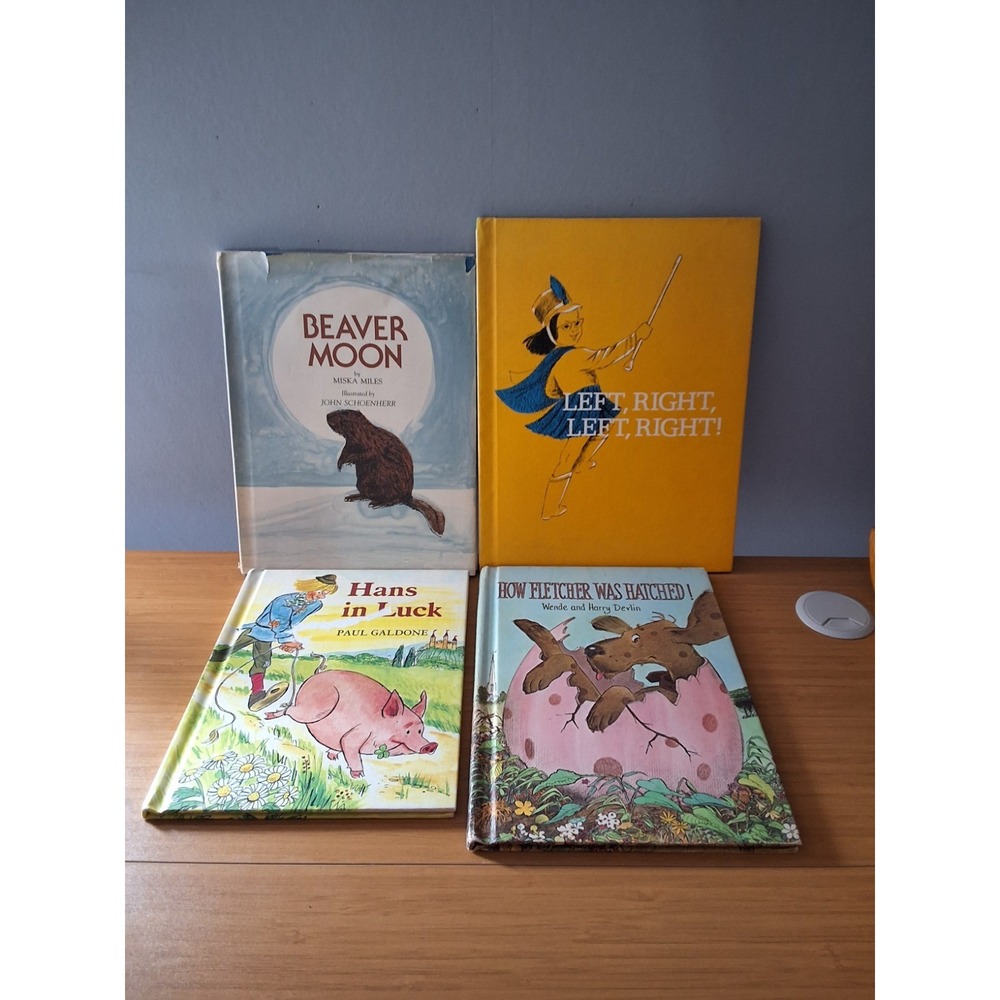 Vintage Lot Of Hardcover Children's Books. Lot Of 4 GVC!